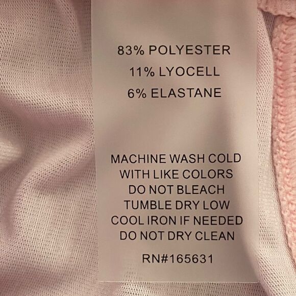 Calme by Johnny Was Ease Light Pink Racerback Tank. Size Medium. NWT - Picture 8 of 8